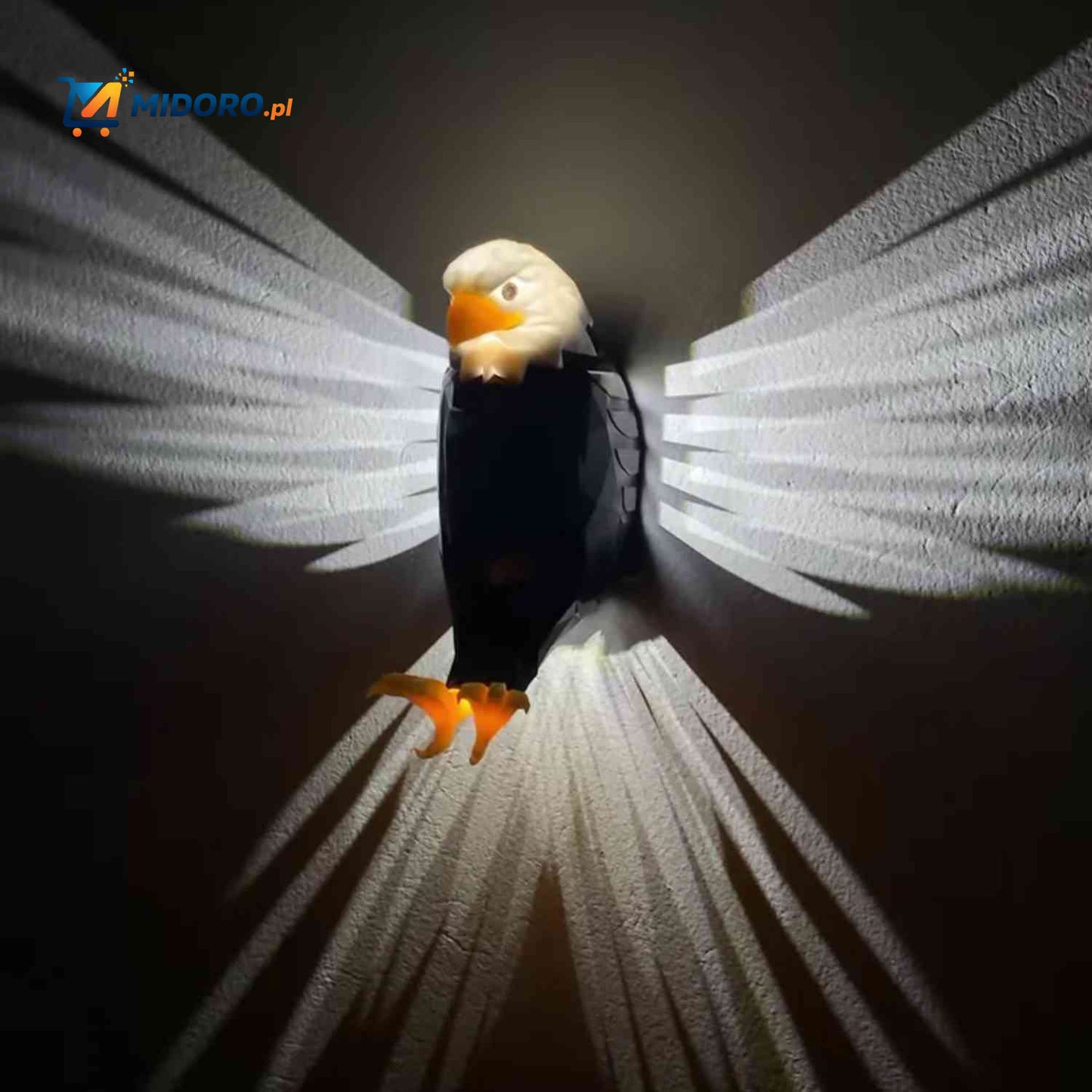 EagleGlow™ Lampa Ścienna | Projektor Światła, Ściemnialna & Unikalny Design
