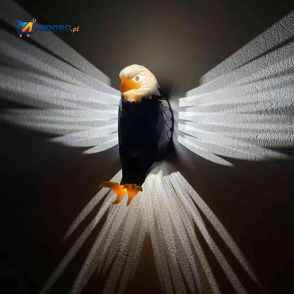 EagleGlow™ Lampa Ścienna | Projektor Światła, Ściemnialna & Unikalny Design