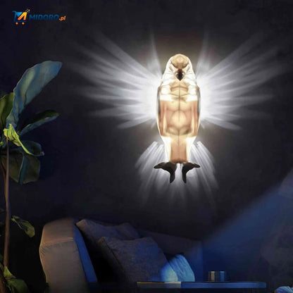 EagleGlow™ Lampa Ścienna | Projektor Światła, Ściemnialna & Unikalny Design