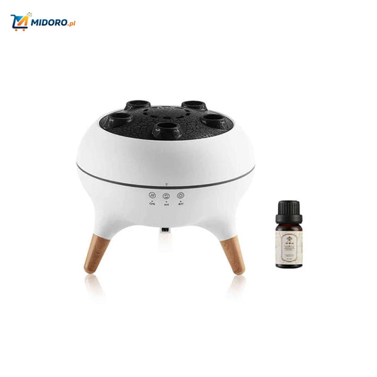 Flamora™ Dyfuzor Meduz | Vlamlicht, Aromatyczna Mgła i Stylowe Drewniane Wzornictwo