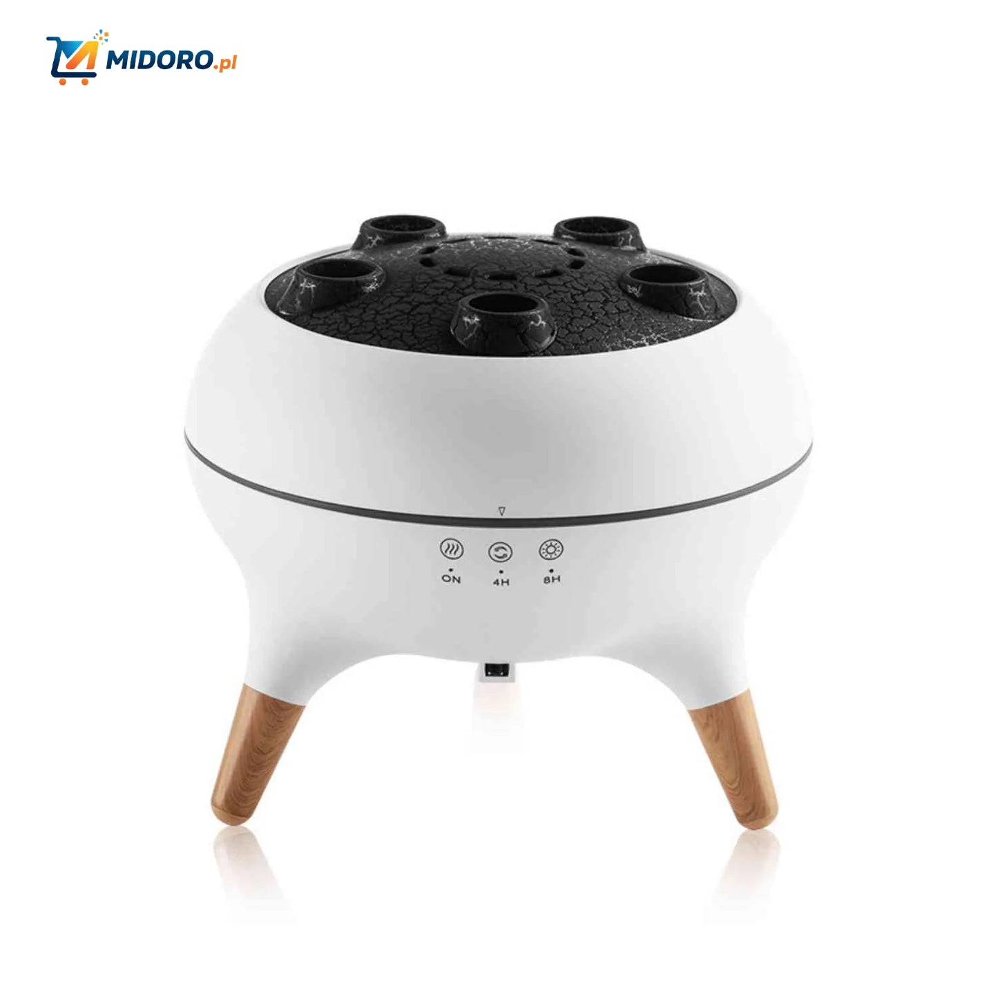 Flamora™ Dyfuzor Meduz | Vlamlicht, Aromatyczna Mgła i Stylowe Drewniane Wzornictwo