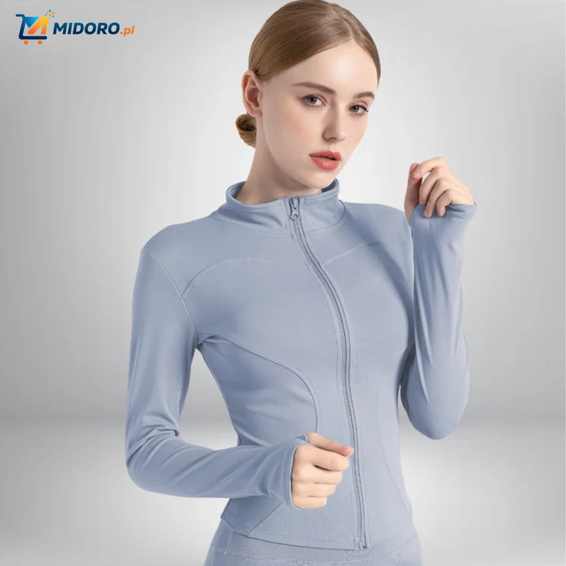 FlexiFit™ Pro Yoga Jas | Smukła, Oddychająca i Wygodna Kurtka Sportowa