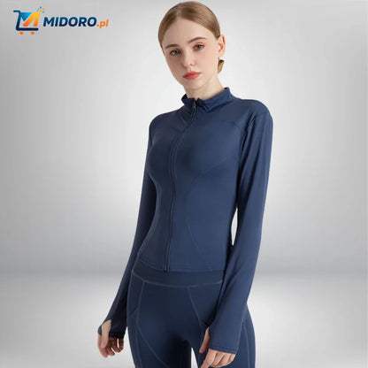 FlexiFit™ Pro Yoga Jas | Smukła, Oddychająca i Wygodna Kurtka Sportowa