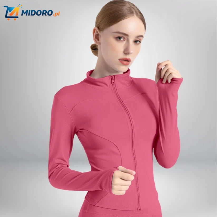 FlexiFit™ Pro Yoga Jas | Smukła, Oddychająca i Wygodna Kurtka Sportowa