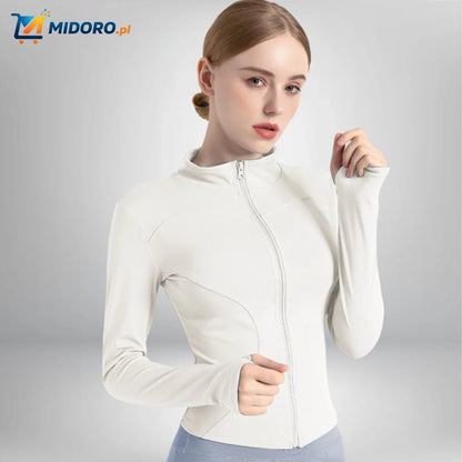 FlexiFit™ Pro Yoga Jas | Smukła, Oddychająca i Wygodna Kurtka Sportowa