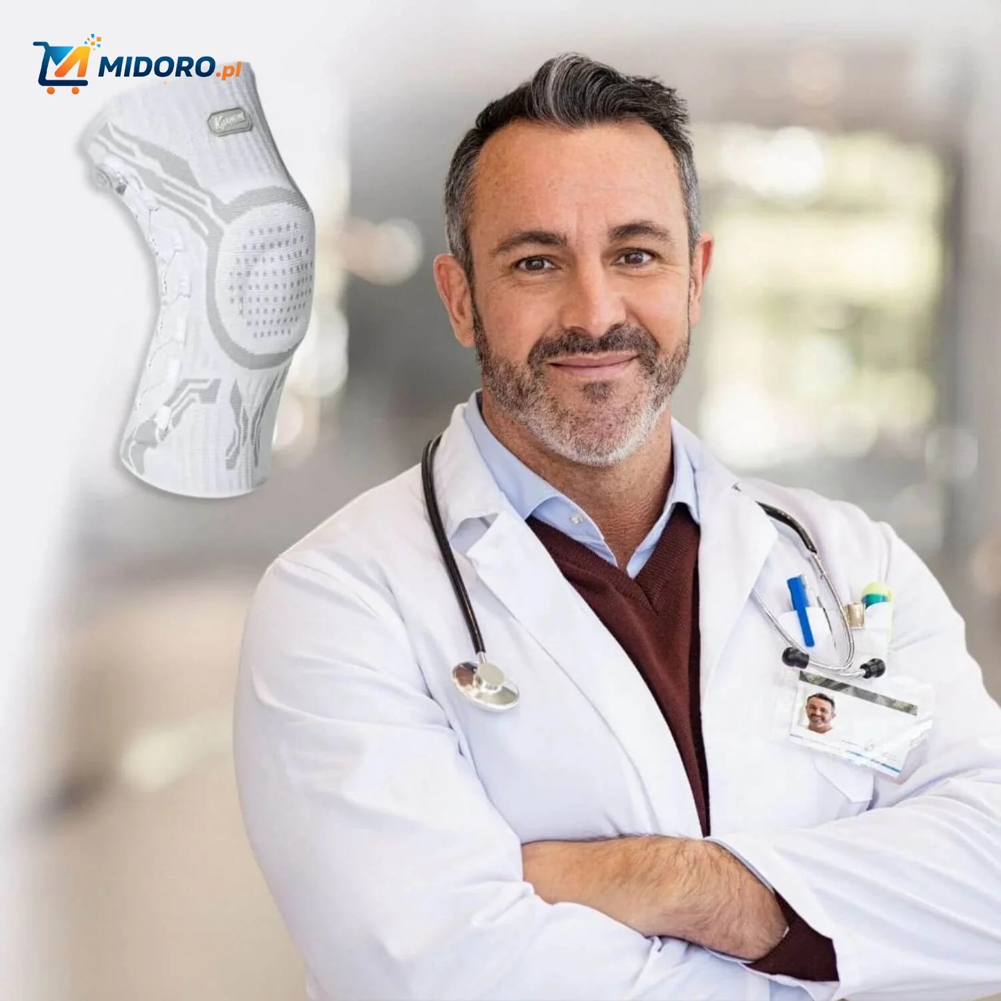 FlexiGuard™ Stabilizator Kolana | Ochrona Sportowa, Ulga w Bólu i Stabilność