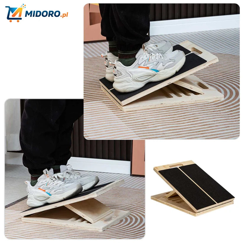 Flexiplank™ Stretchbord | Regulowany, Antypoślizgowy & Rozluźniający Mięśnie