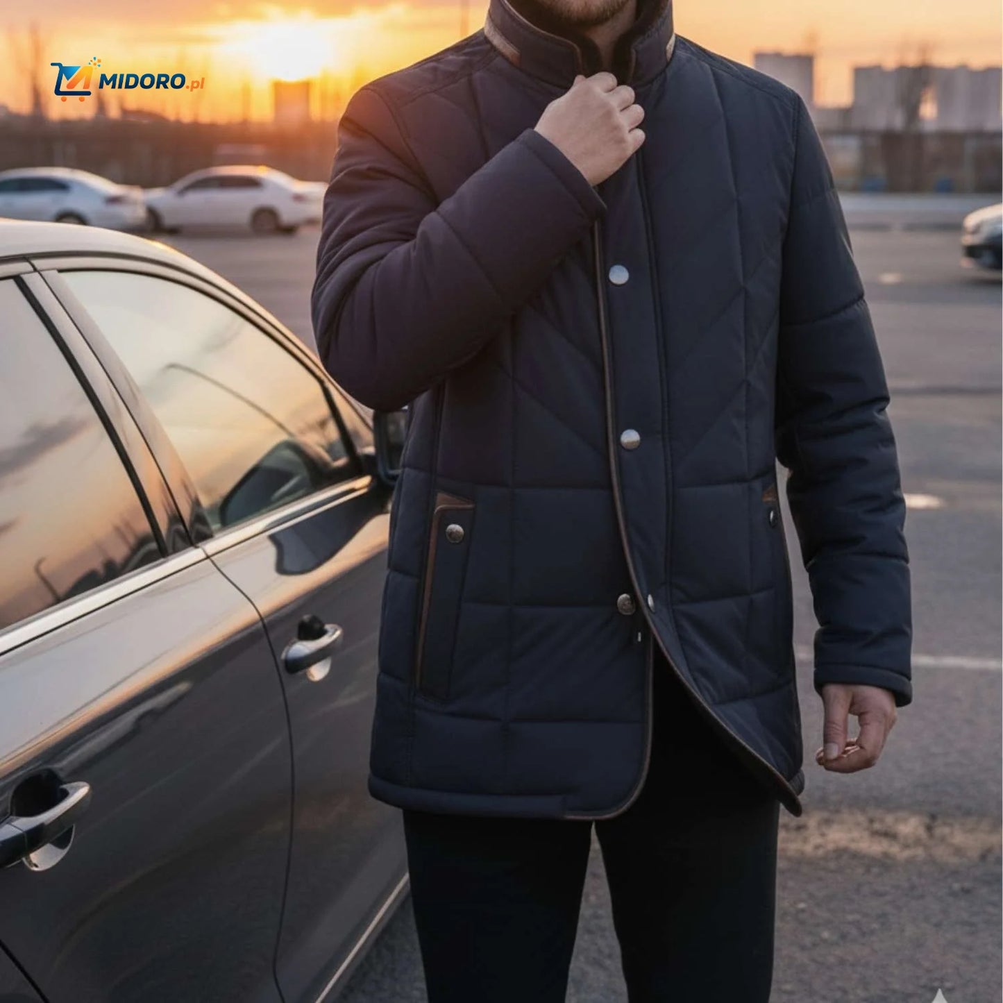 Froston™ Kurtka | Ciepła pikowana kurtka z podniesionym kołnierzem dla mężczyzn