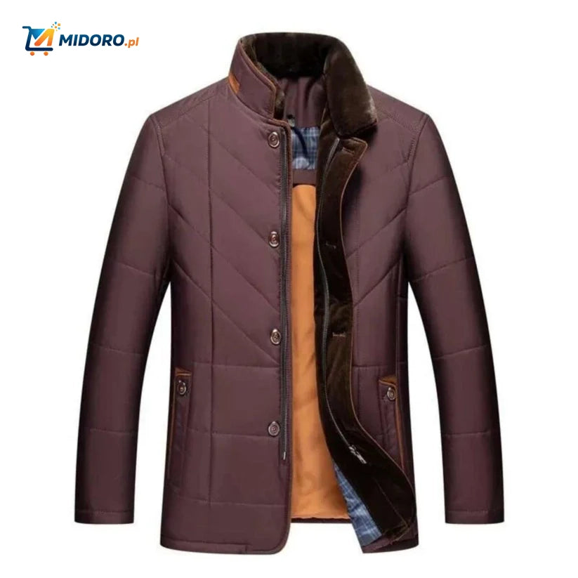 Froston™ Kurtka | Ciepła pikowana kurtka z podniesionym kołnierzem dla mężczyzn