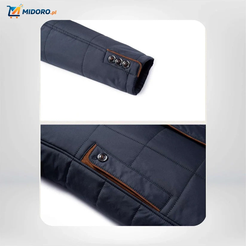 Froston™ Kurtka | Ciepła pikowana kurtka z podniesionym kołnierzem dla mężczyzn