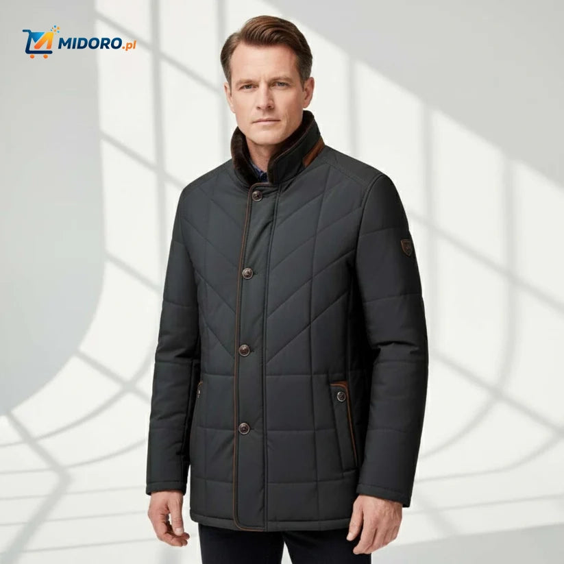 Froston™ Kurtka | Ciepła pikowana kurtka z podniesionym kołnierzem dla mężczyzn