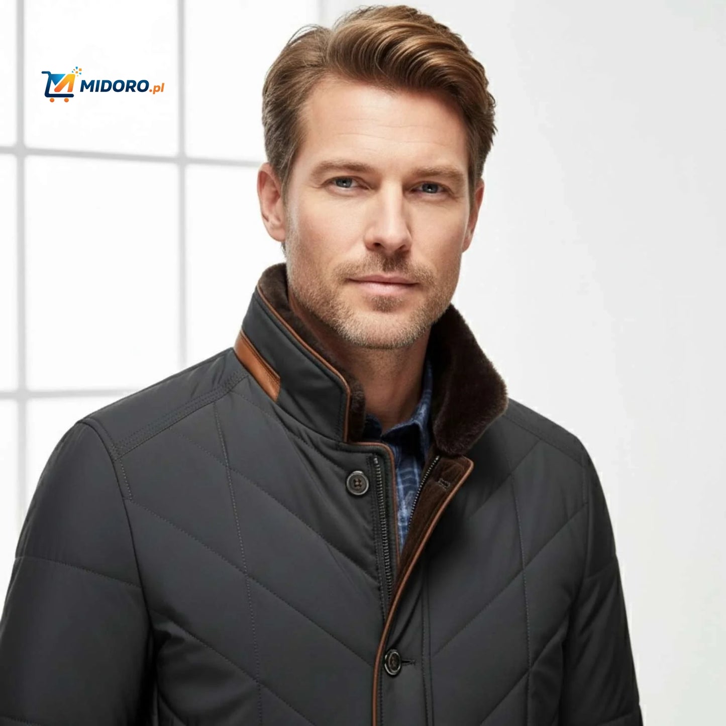 Froston™ Kurtka | Ciepła pikowana kurtka z podniesionym kołnierzem dla mężczyzn