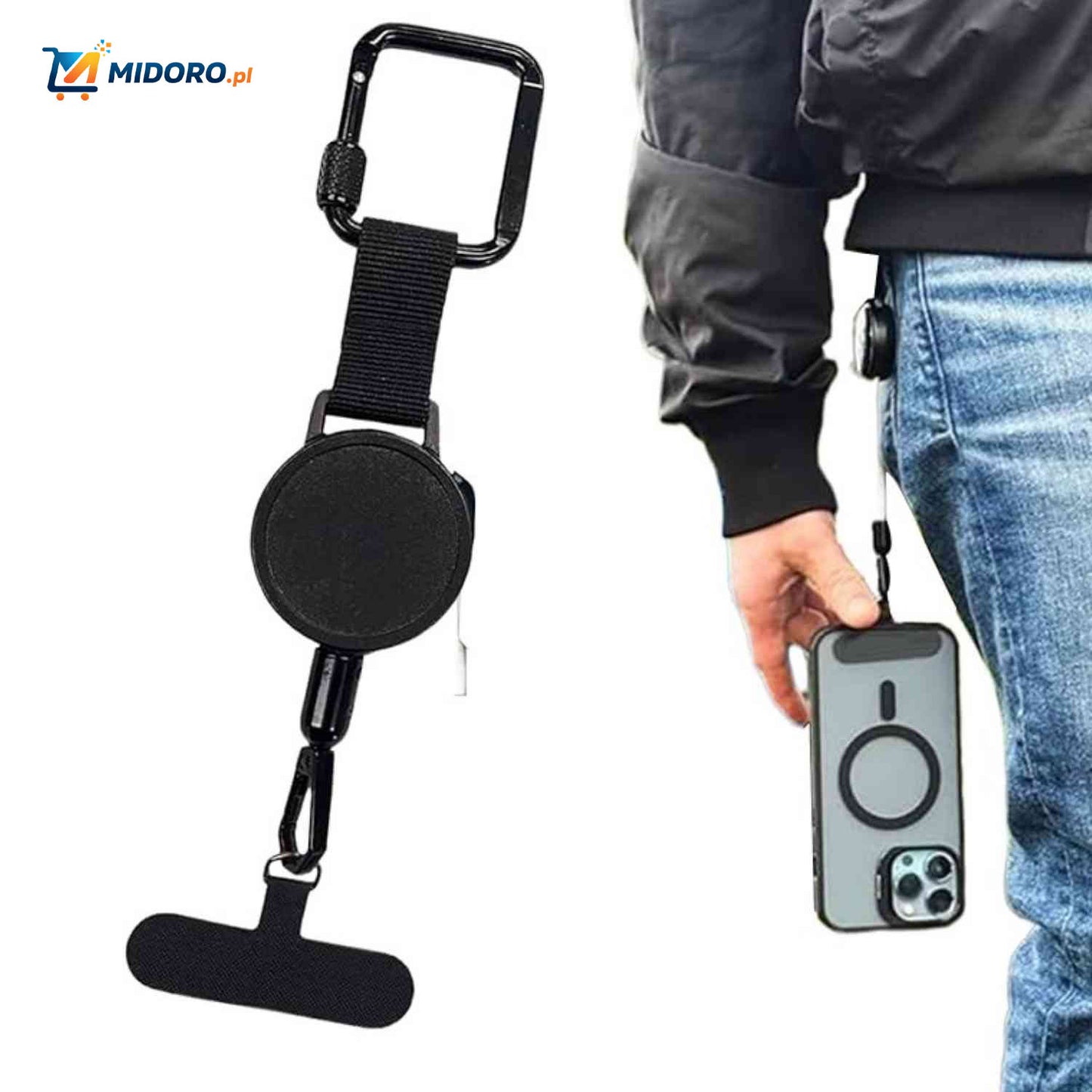 GripLock™ Uchwyt | Ochrona przed Kradzieżą, Rozciągliwy i Super Przenośny!