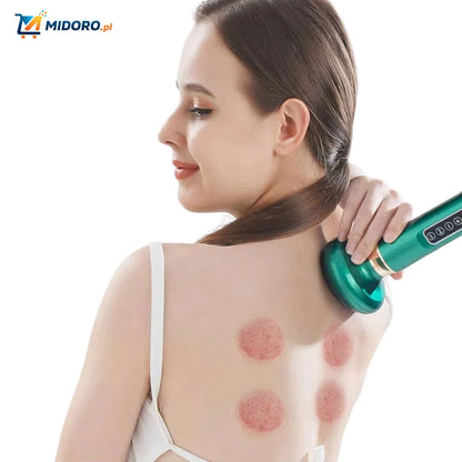 Guashamax™ Masażer | Inteligentne Cupping i Relaksujący Masaż Głęboki z Czerwonym Światłem