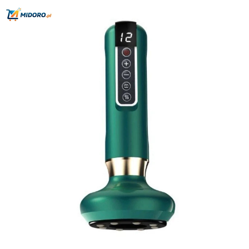 Guashamax™ Masażer | Inteligentne Cupping i Relaksujący Masaż Głęboki z Czerwonym Światłem