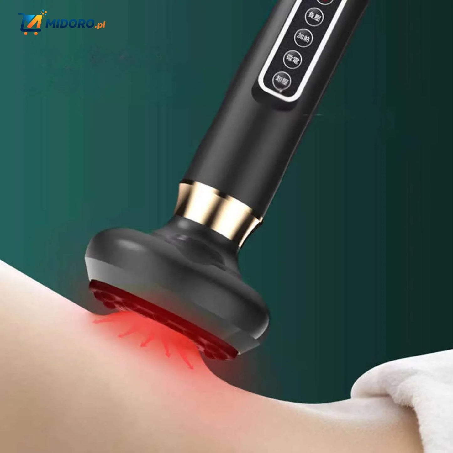 Guashamax™ Masażer | Inteligentne Cupping i Relaksujący Masaż Głęboki z Czerwonym Światłem