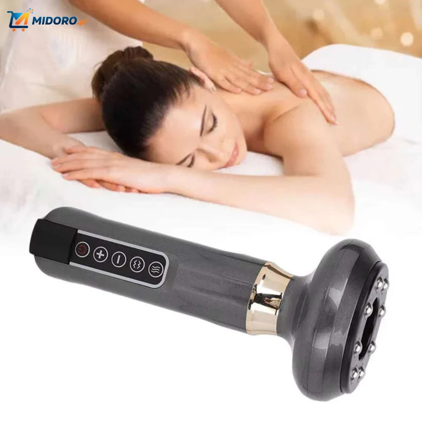 Guashamax™ Masażer | Inteligentne Cupping i Relaksujący Masaż Głęboki z Czerwonym Światłem