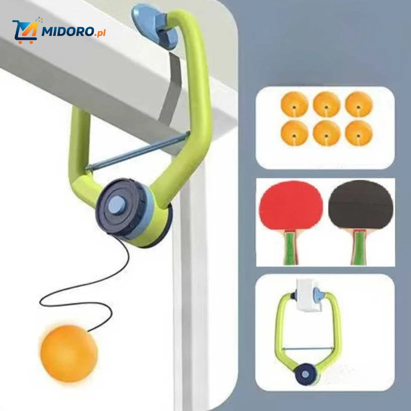 HangingBounce™ Trener | Tenis stołowy, Koordynacja ręka-oko i Zabawa!