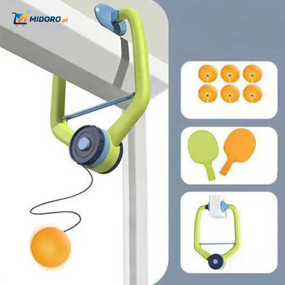 HangingBounce™ Trener | Tenis stołowy, Koordynacja ręka-oko i Zabawa!
