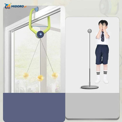 HangingBounce™ Trener | Tenis stołowy, Koordynacja ręka-oko i Zabawa!