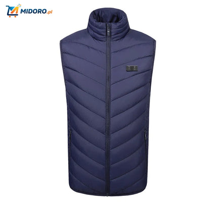 HeatGuard™ Kamizelka | USB-bezpieczna, Inteligentne Ogrzewanie i Lekki Design!