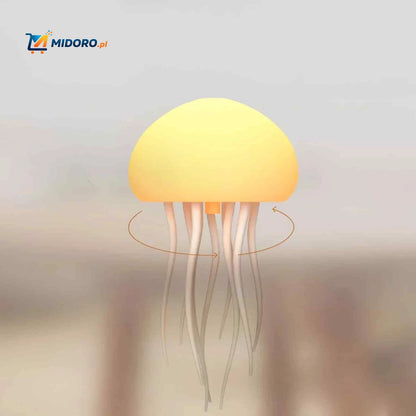 Lampa JellyGlow™ | Lampa z Pływającymi Meduzami, Przechodzenie Kolorów i Nocne Światło