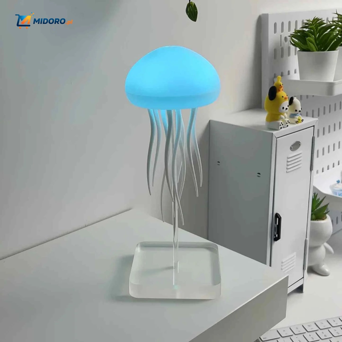 Lampa JellyGlow™ | Lampa z Pływającymi Meduzami, Przechodzenie Kolorów i Nocne Światło