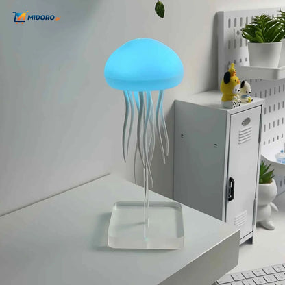 Lampa JellyGlow™ | Lampa z Pływającymi Meduzami, Przechodzenie Kolorów i Nocne Światło