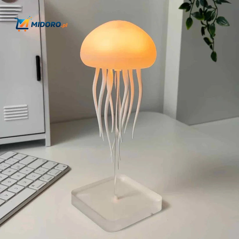 Lampa JellyGlow™ | Lampa z Pływającymi Meduzami, Przechodzenie Kolorów i Nocne Światło
