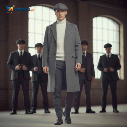 Kingsley™ Płaszcz | wełna, klasyczny, brytyjski styl dziedzictwa