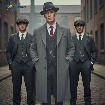 Kingsley™ Płaszcz | wełna, klasyczny, brytyjski styl dziedzictwa