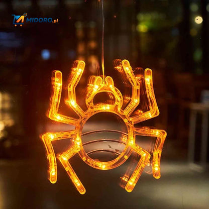 Lampka PumpkoGlow™ | Ciepłe LED, mocowanie na przyssawkę i świąteczna atmosfera