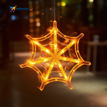 Lampka PumpkoGlow™ | Ciepłe LED, mocowanie na przyssawkę i świąteczna atmosfera