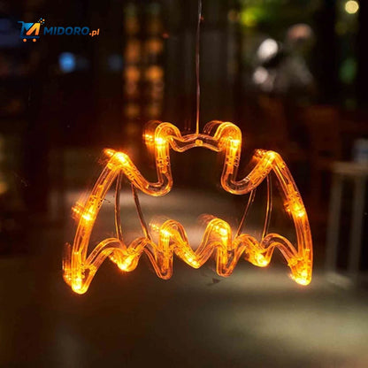 Lampka PumpkoGlow™ | Ciepłe LED, mocowanie na przyssawkę i świąteczna atmosfera