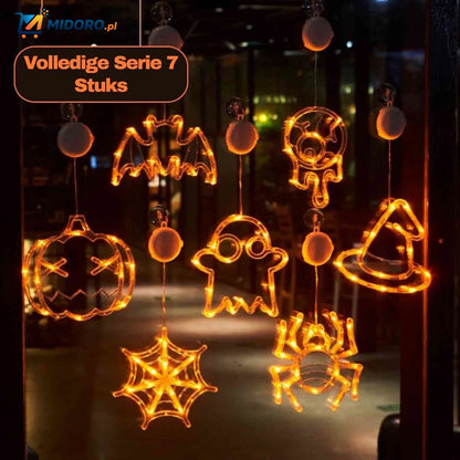 Lampka PumpkoGlow™ | Ciepłe LED, mocowanie na przyssawkę i świąteczna atmosfera