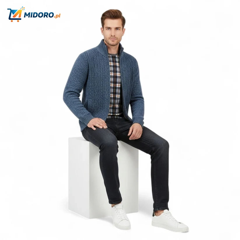 Kamizelka ThermoKnit™ | Dzianinowa kamizelka, ocieplana i ciepła dla mężczyzn