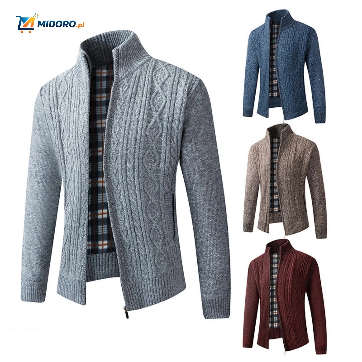 Kamizelka ThermoKnit™ | Dzianinowa kamizelka, ocieplana i ciepła dla mężczyzn